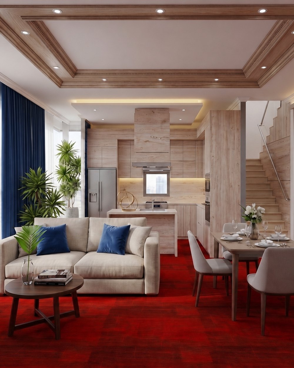 Suite von Nilo Decor mit integrierter Küche